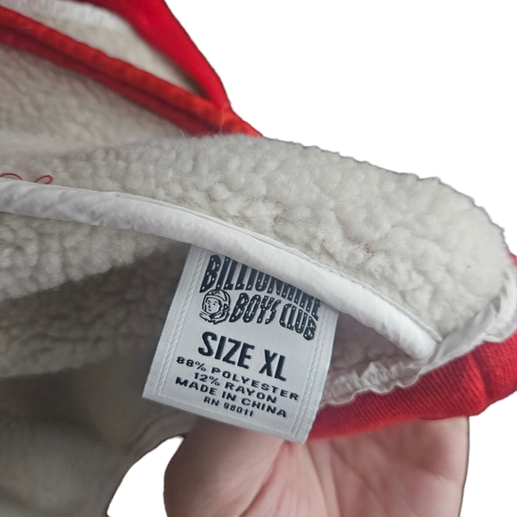 Billionaire Boys Club | Wind Chill Jacket | 881-8401RED | Sherpa lined | Reflect - Picture 14 of 16